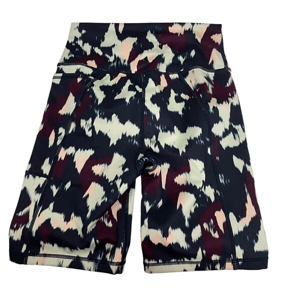 Sweaty Betty Super Sculpt Sustainable 8" Biker Shorts blue flow print small new! - Picture 4 of 9